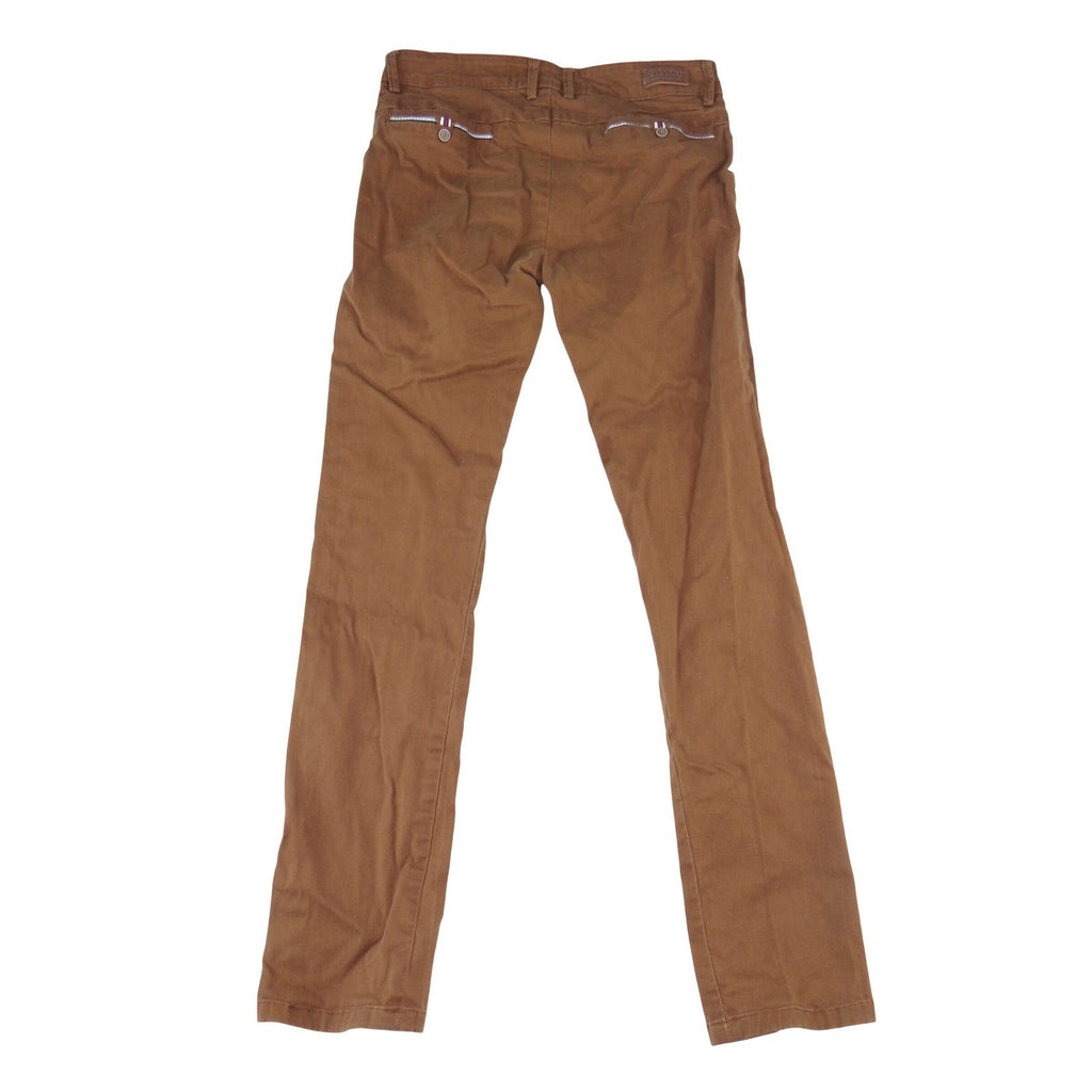 Zara Man Denim Culture Mens Slim Chino Pants Brown Size 30