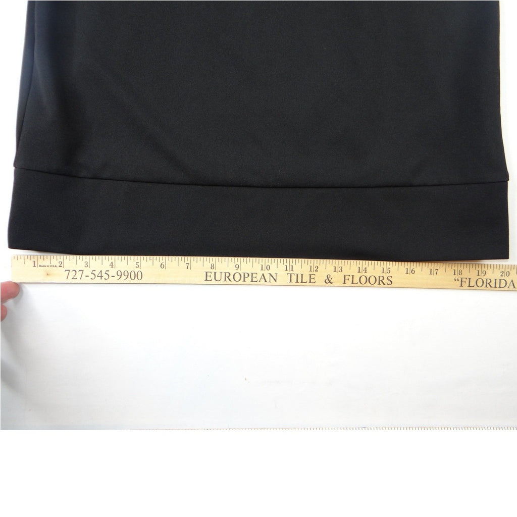 Charlie Paige Black Crew Neck Eyelet Detail 3/4 Sleeve Dress S P
