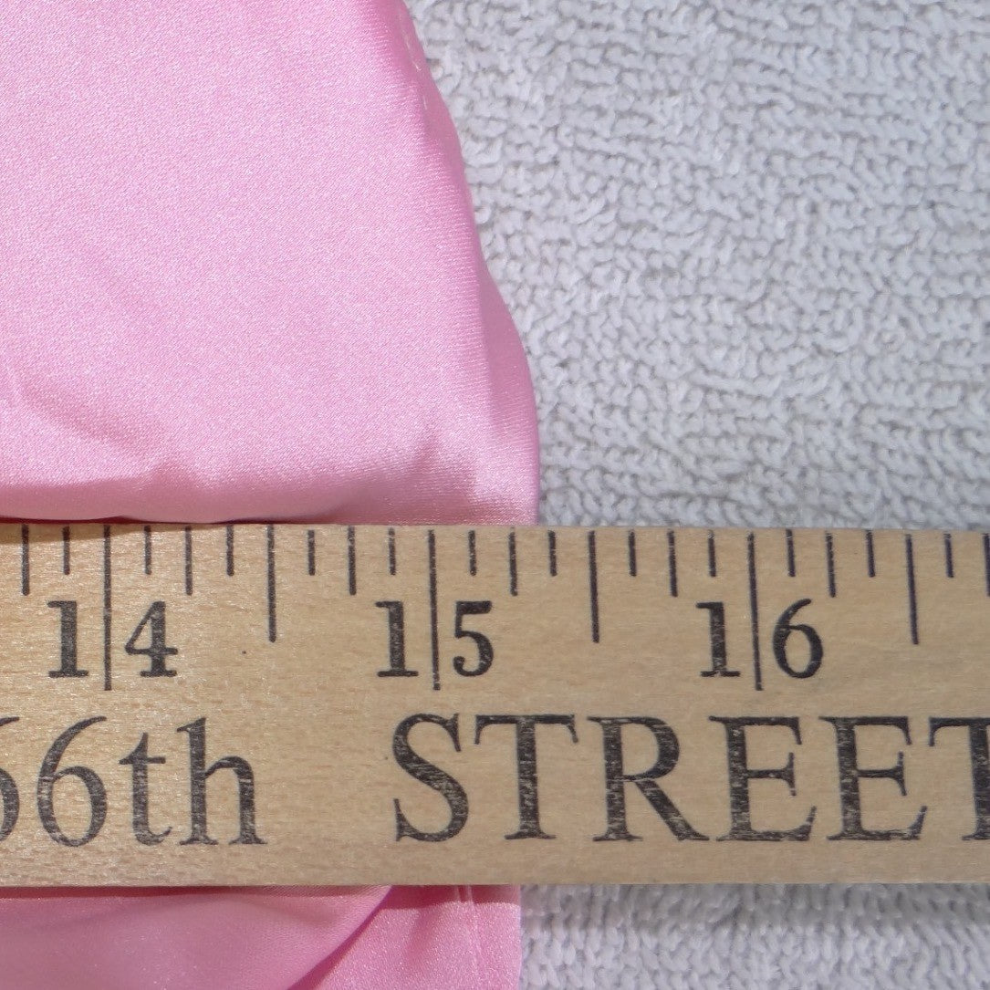 NWT-Peppermayo Flora Satin Maxi Dress Candy Pink US 2 Cutout Tie Back Gown