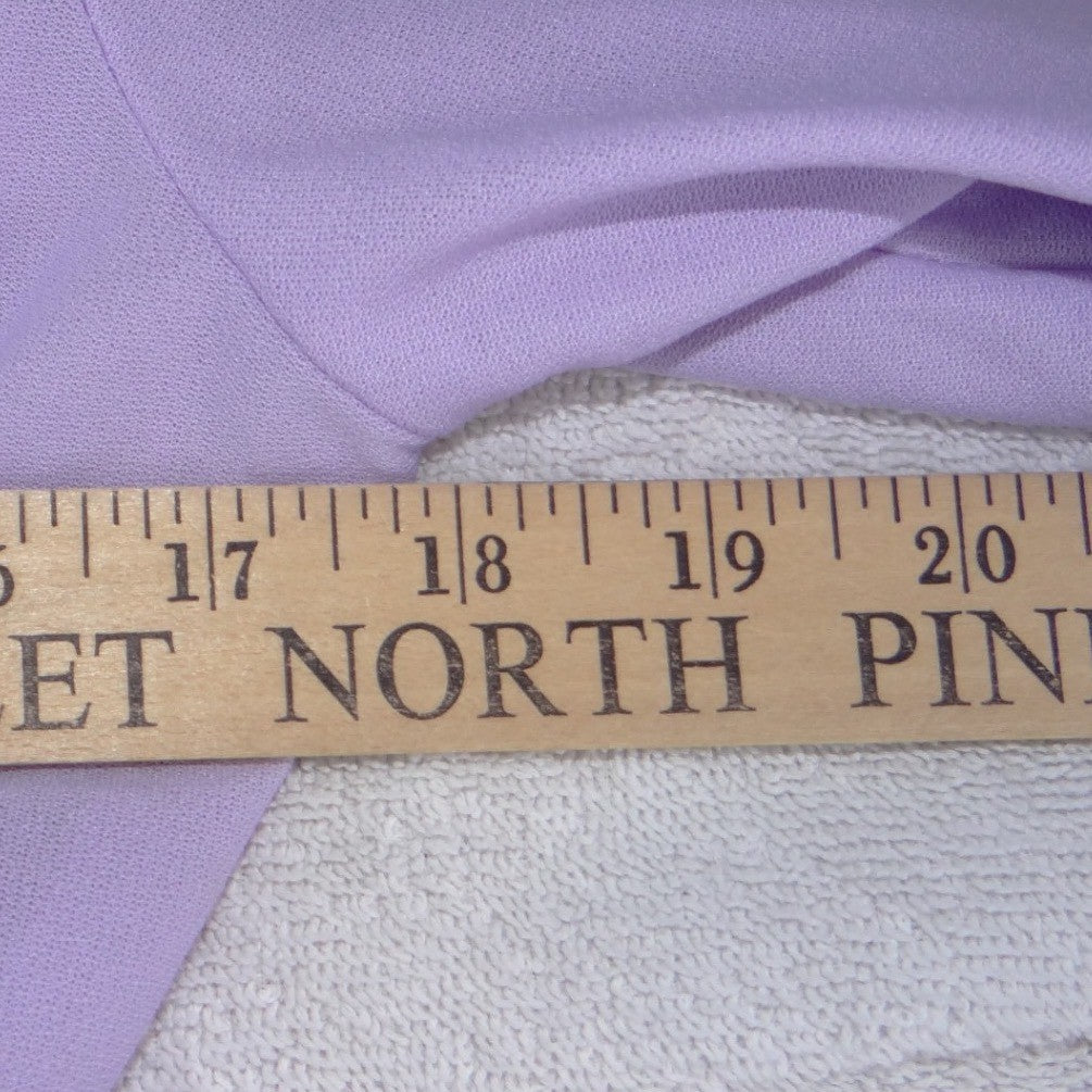 Anthony Richards Vintage Lavender Purple Square Neck Maxi Dress Short Sleeve