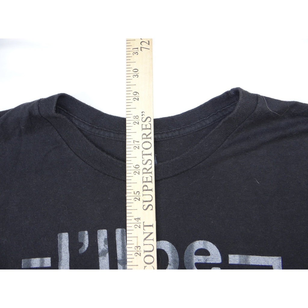 Black Mickey Mouse I'll Be Your Mickey Graphic T Shirt Men's Large Cotton