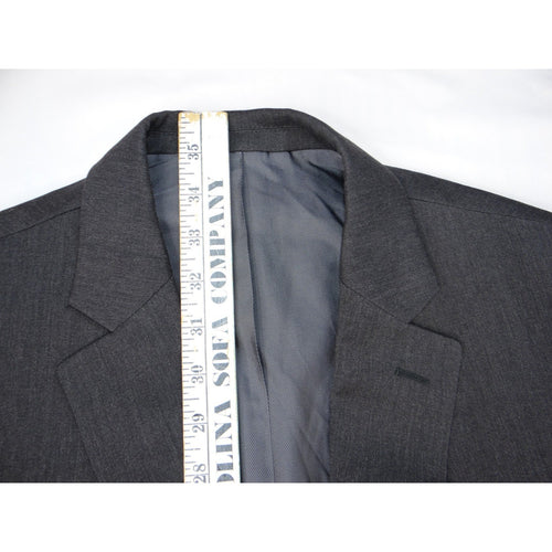 Banana Republic Modern Fit 42L Charcoal Grey Wool Blend Suit Jacket Blazer