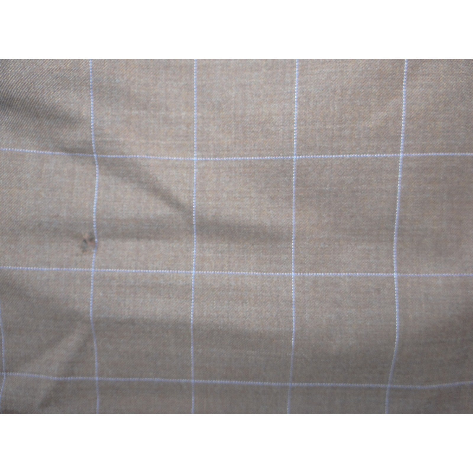 Canali Mens Brown Windowpane Wool Blazer Sport Coat Made in Italy 42R 43R
