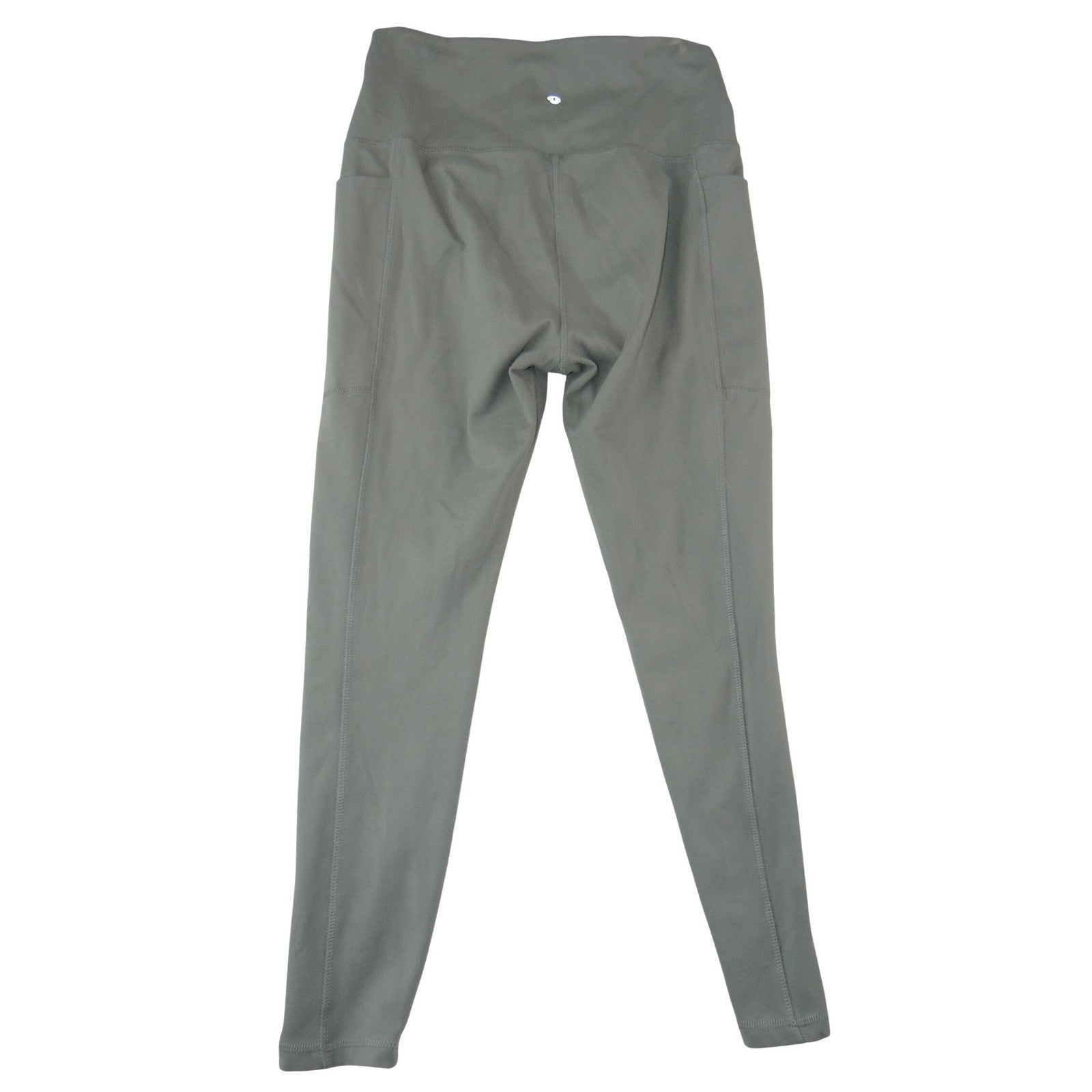 Danskin Womens Sage Green High Waisted Side Pocket Leggings Size Medium