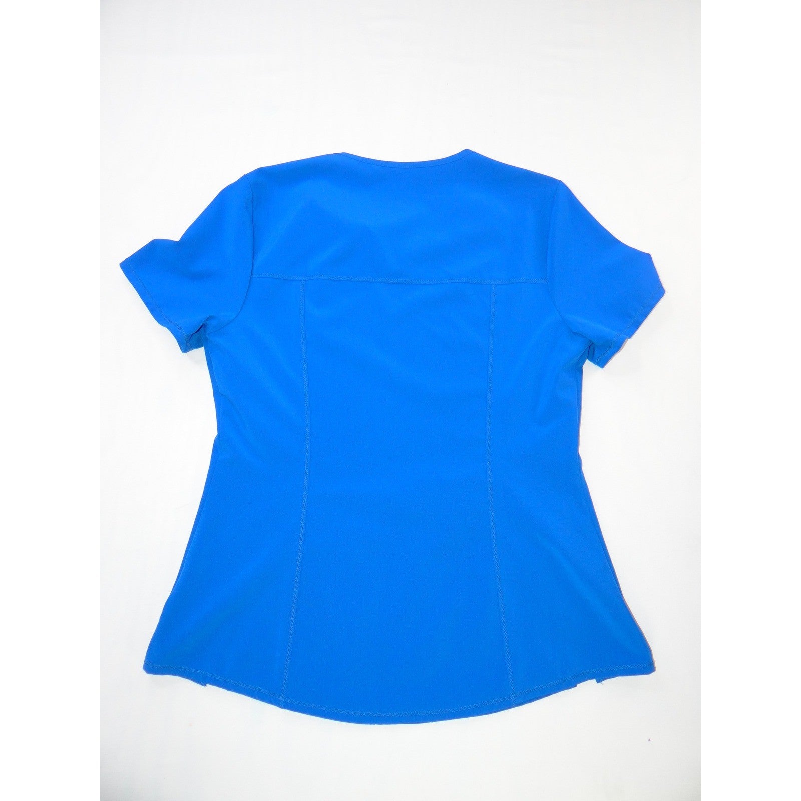 Allura by Cherokee Royal Blue Scrub Set V-Neck Top Small & Zip Jacket Medium