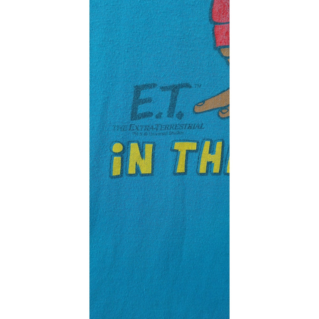 ET The Extra Terrestrial T Shirt Mens Graphic Tee Blue Ripple Junction