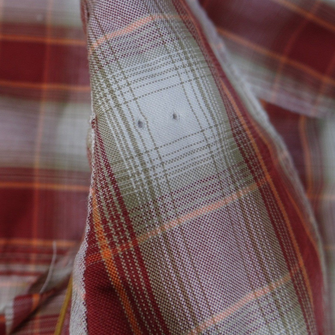 Carhartt Force Relaxed Fit Plaid Short Sleeve Button Up Shirt Men's Size S
