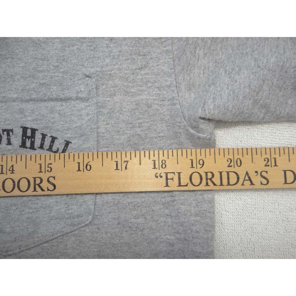 Vintage Boot Hill Saloon Daytona Beach Florida Pocket T-Shirt Mens Medium Gray