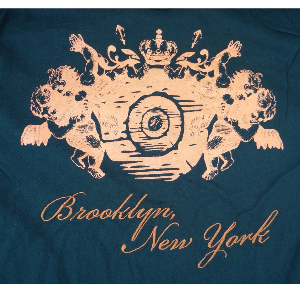 Public Supply Mens Brooklyn New York Relaxed Graphic T-Shirt Black Orange