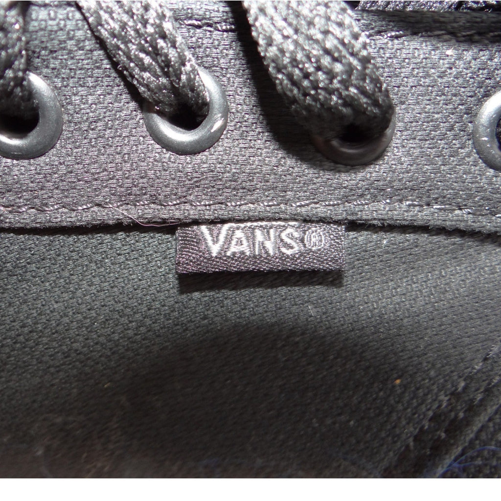 Vans Atwood Triple Black Canvas Low Top Skate Shoes Mens 13