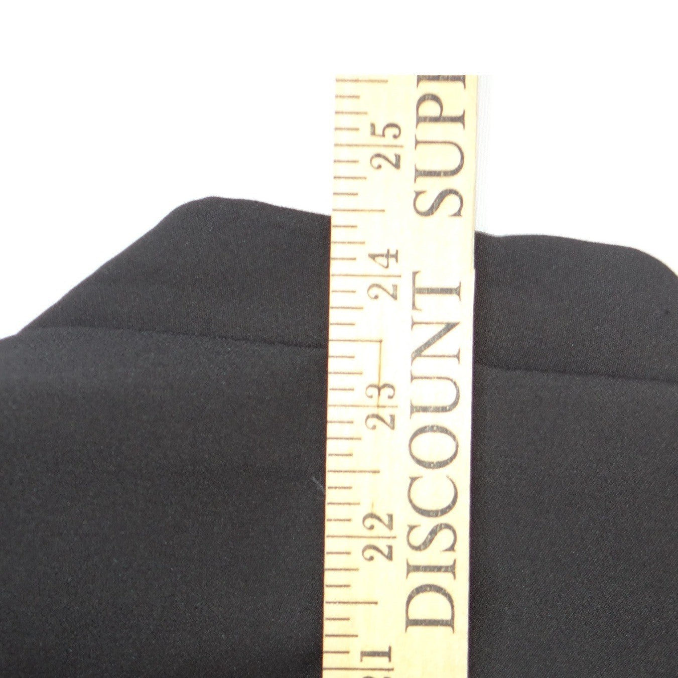 ZA&ZA Womens Black Open Front Blazer Stand Collar Contrast Sleeve Size Small