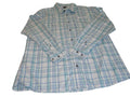 Field & Stream Men's Plaid Long Sleeve Shirt - Blue & Green