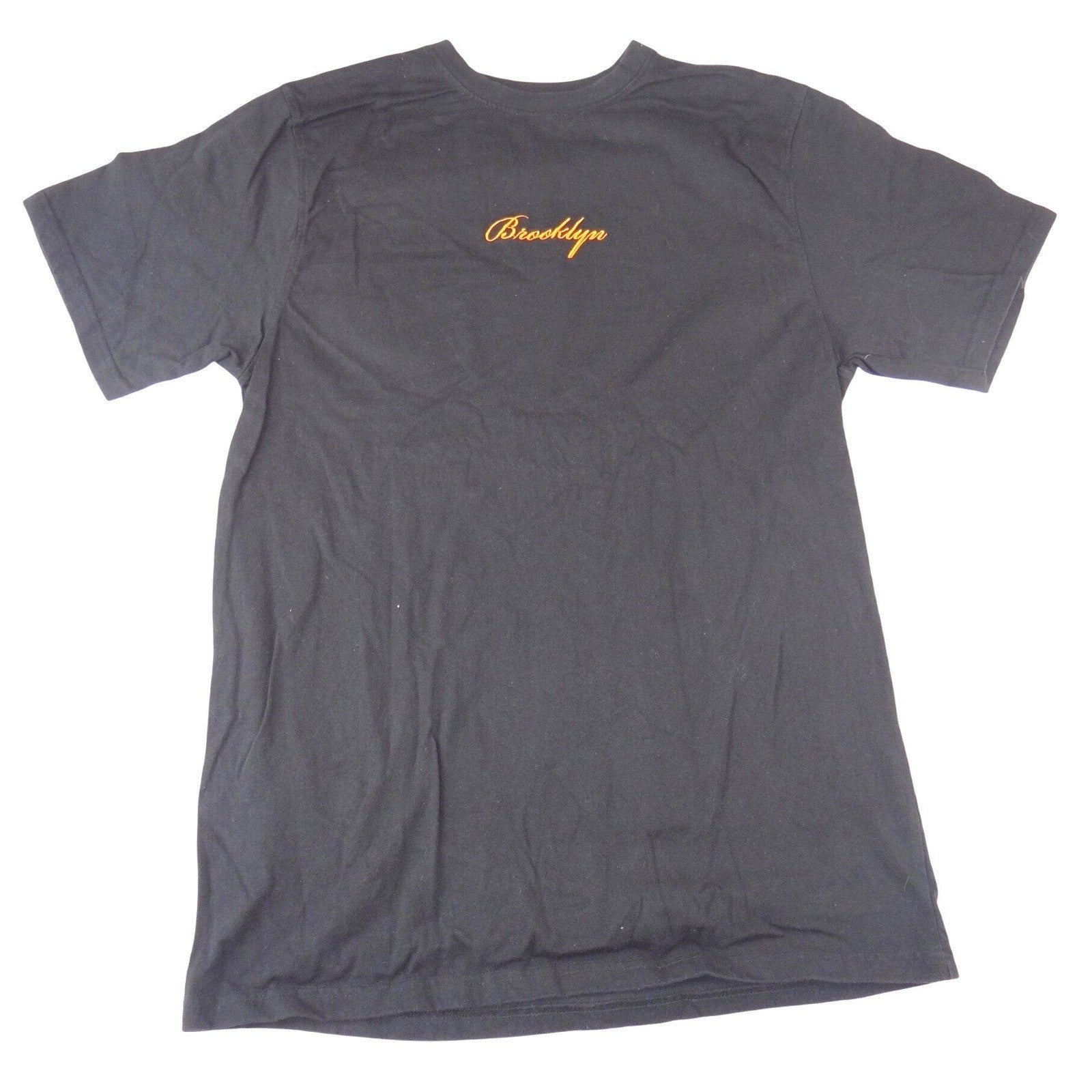 Public Supply Mens Brooklyn New York Relaxed Graphic T-Shirt Black Orange