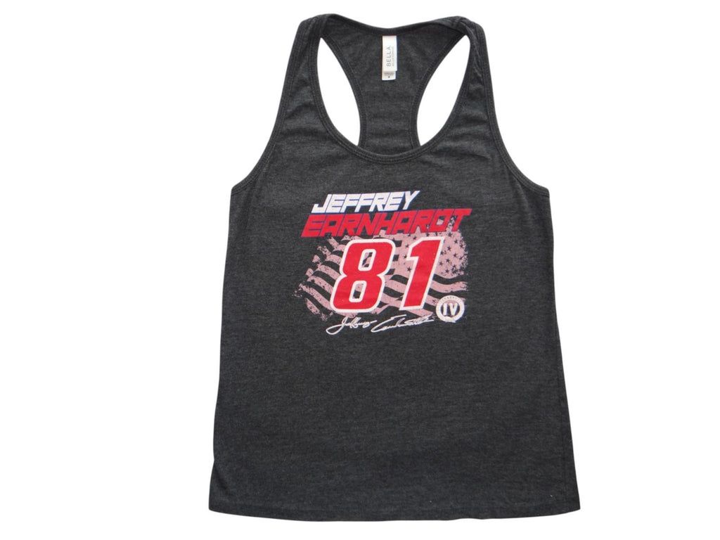 Jeffrey Earnhardt 81 Graphic Racerback Tank Top