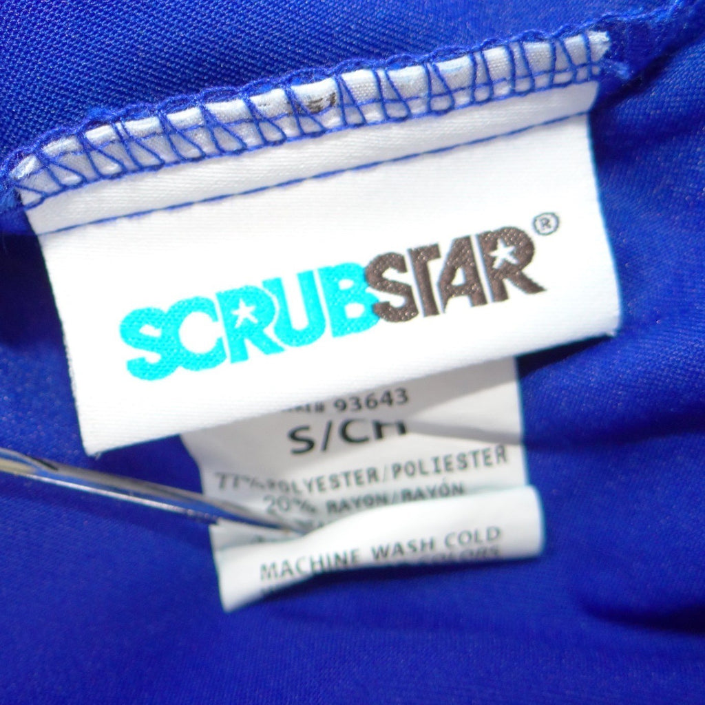 Scrubstar Womens Royal Blue Jogger Scrub Pants Elastic Waist Small
