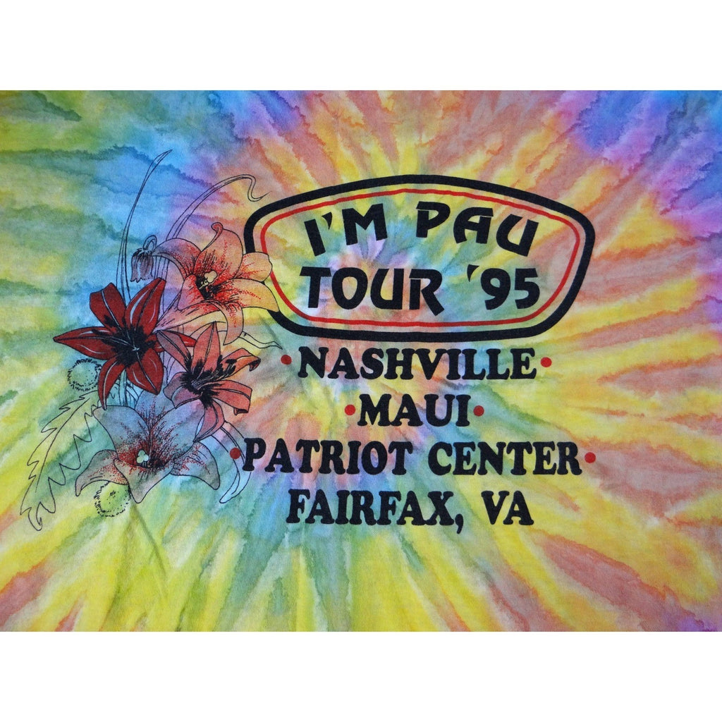 Randy Travis Surf Shop Tie Dye T Shirt One of a Kind Patriot Center Fairfax VA