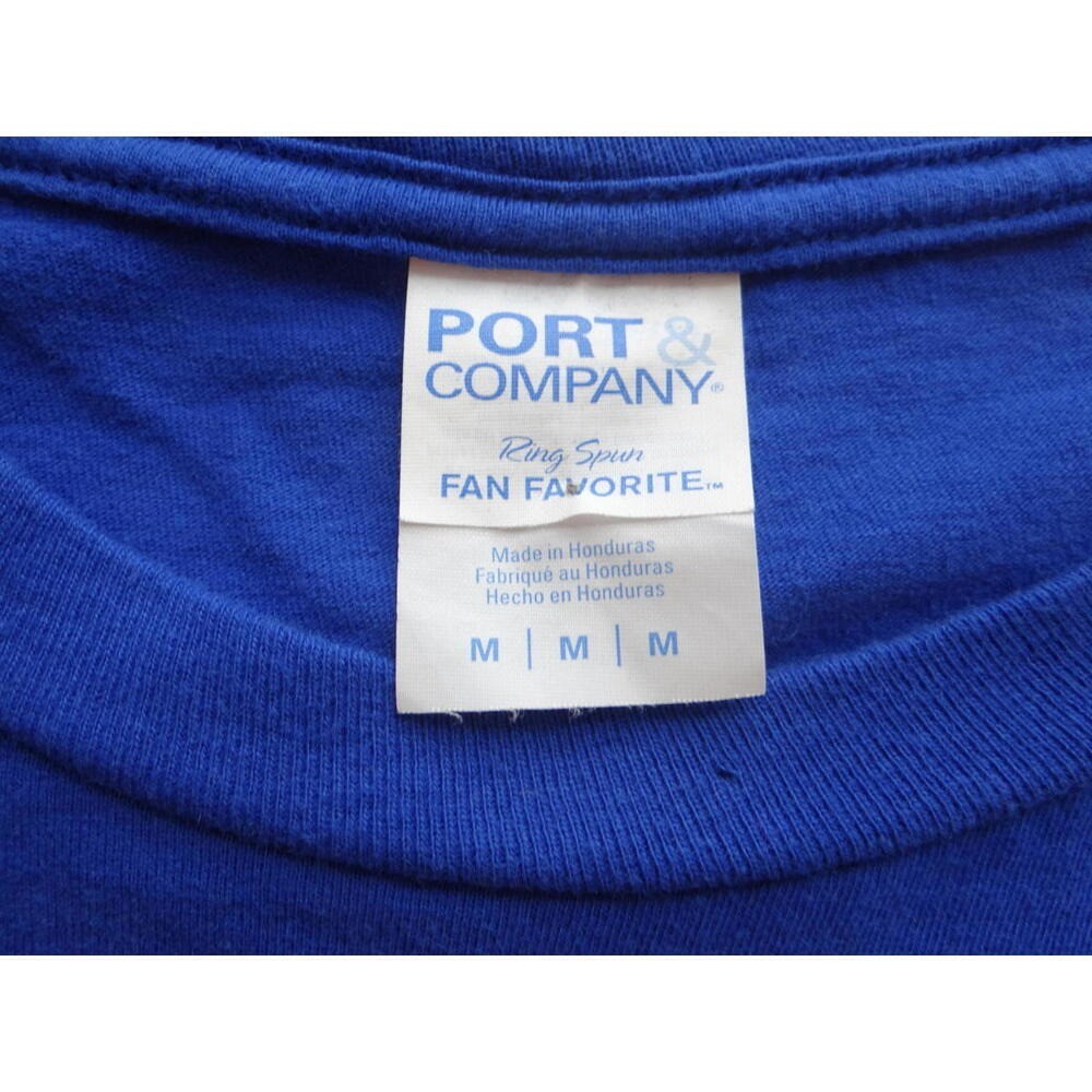 Port & Company Coaster Crew Graphic Tee - Blue
