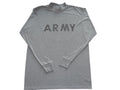 Gray Long Sleeve ARMY Turtleneck Shirt
