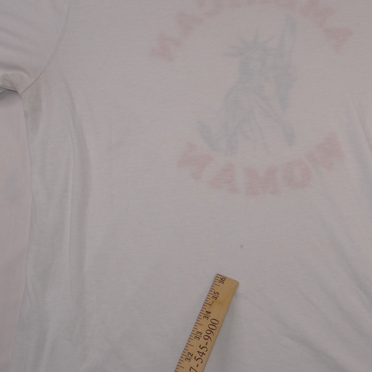Bella Canvas American Woman Statue of Liberty Graphic Tee White Large