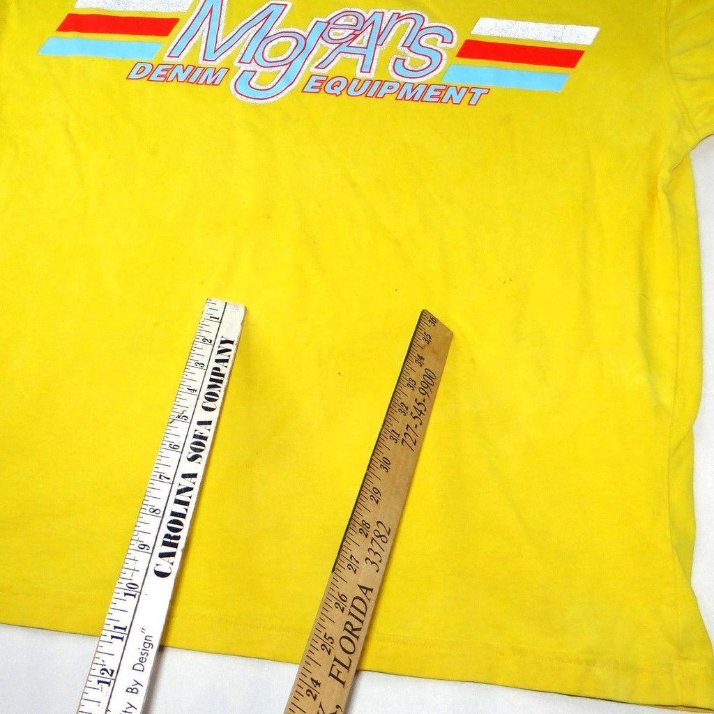 Maurice Malone Mojans Denim Equipment Yellow T Shirt Men's