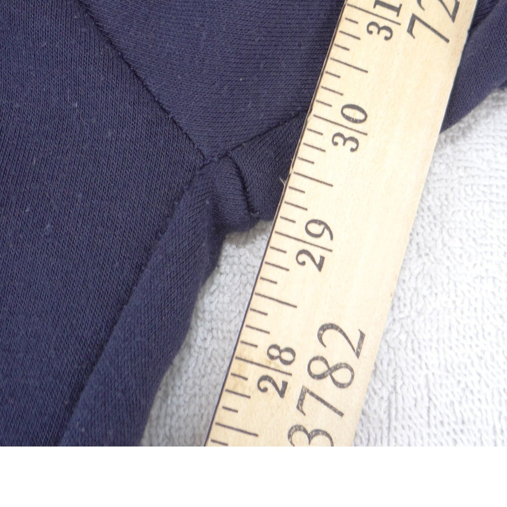 Athletico Mens Navy Blue Fleece Joggers Striped Sweatpants Size L