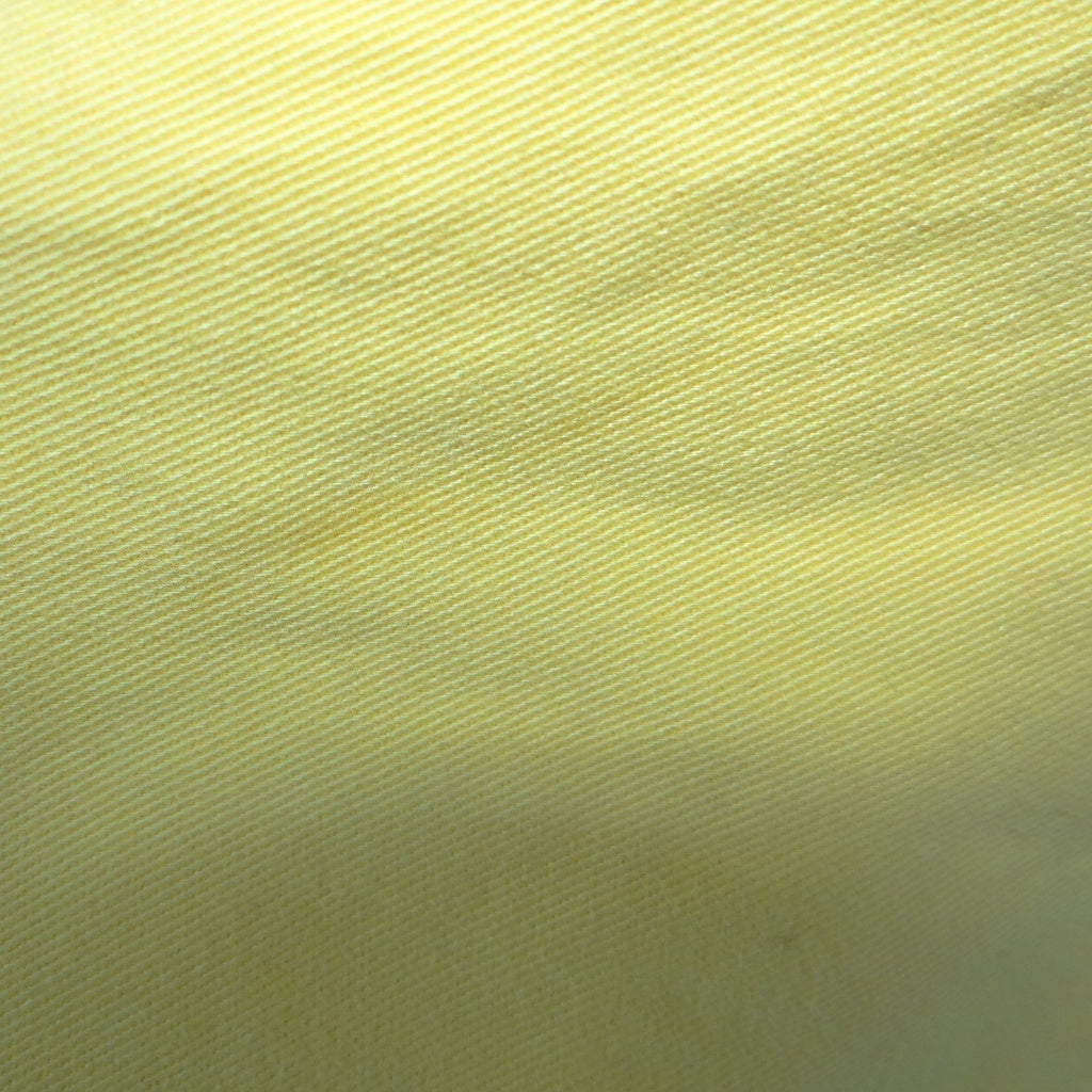 Kim Rogers Womens Yellow Scalloped Hem Cropped Pants Side Zip Size 12 Mid Rise