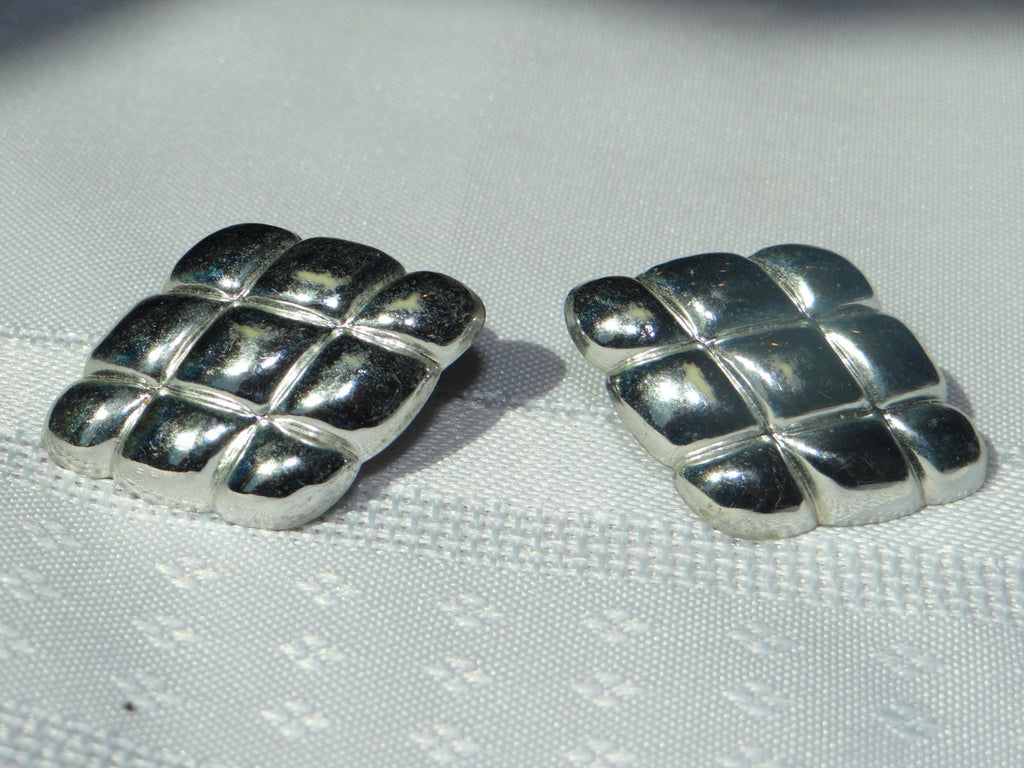 Vintage Silver-toned Earrings