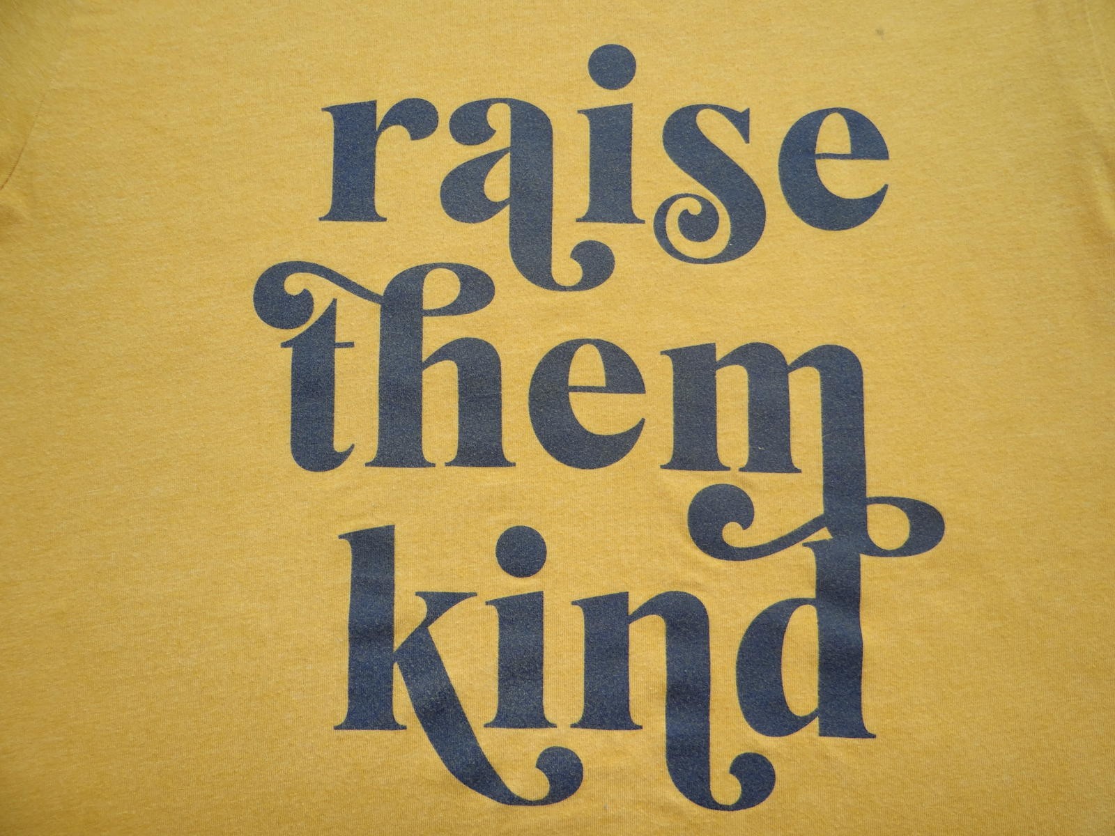 Bella+Canvas 'Raise Them Kind' T-Shirt - Mustard Yellow
