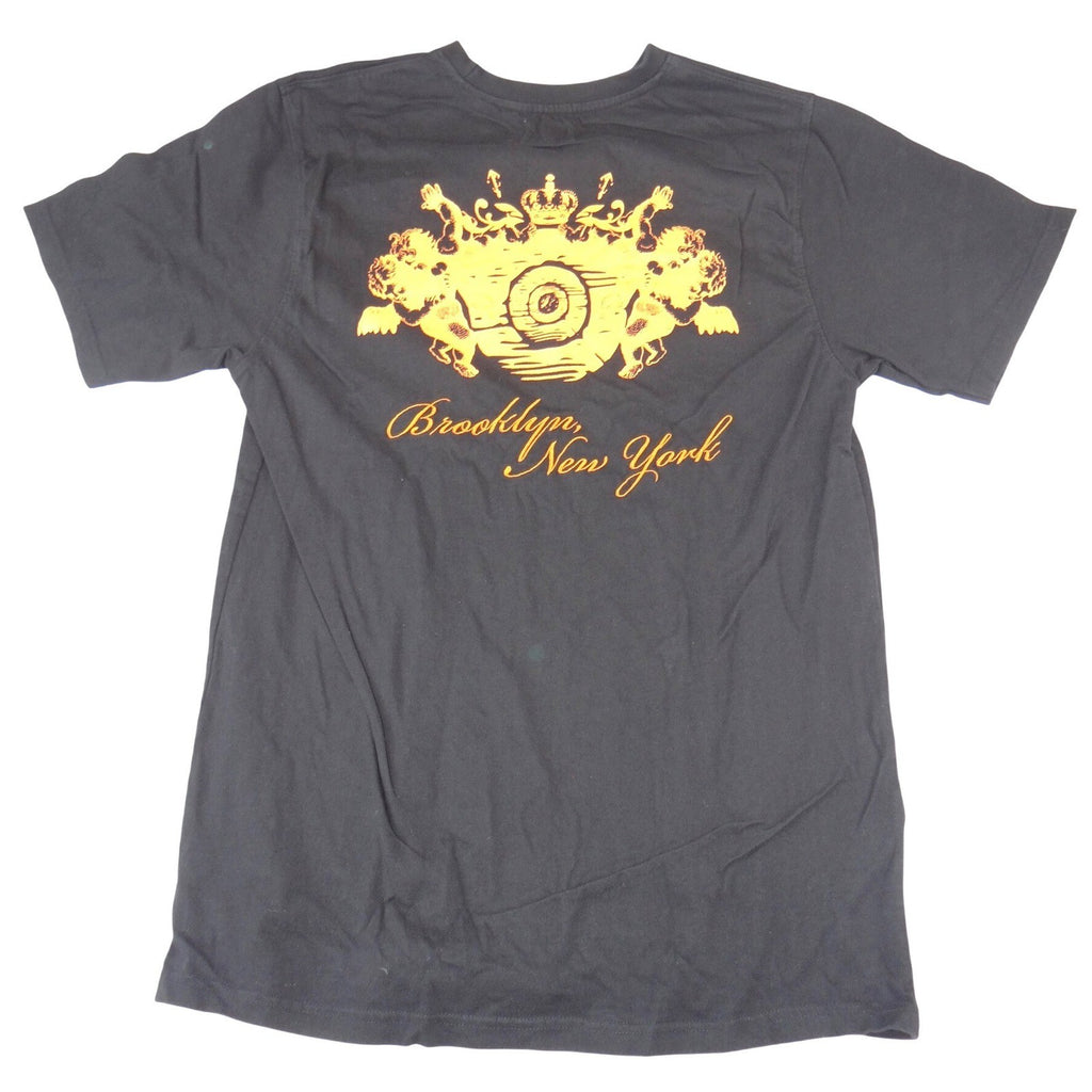 Public Supply Mens Brooklyn New York Relaxed Graphic T-Shirt Black Orange