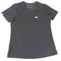 FIGS Technical Collection Black V-Neck Scrub Top Womens Small 1-Pocket
