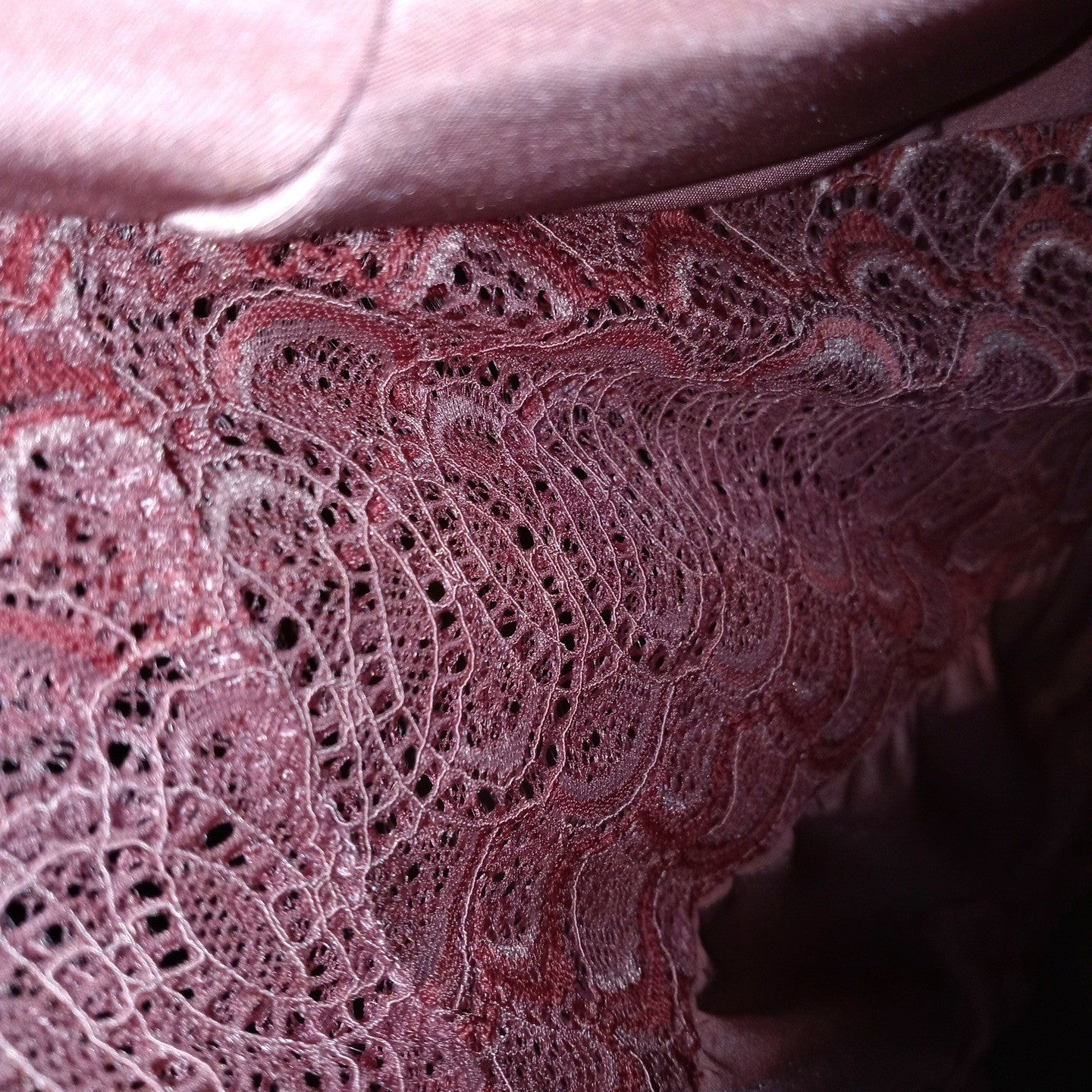 Vintage Pink Maxi Dress Butterfly Sleeves Smocked Waist Lace Trim Boho Flowy