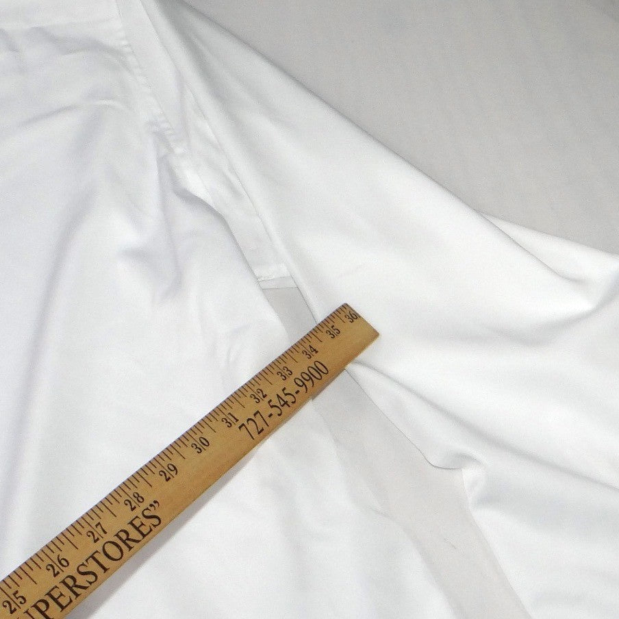FLEX Mens Luxury Collection White Dress Shirt 3XL Made in Italy