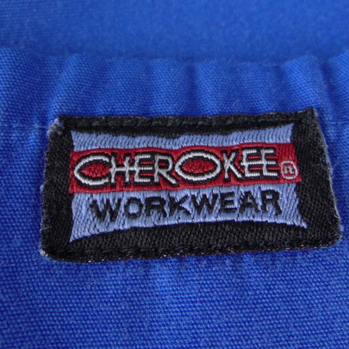 Cherokee Workwear Royal Blue Scrub Pants Womens Small Elastic Drawstring Cargo