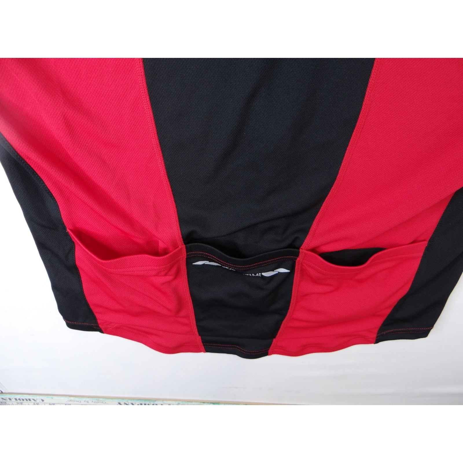 Pearl Izumi Select Series Cycling Jersey Red Black Short Sleeve Full Zip Men Med