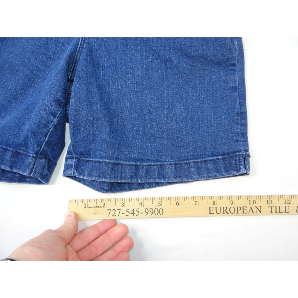 Gloria Vanderbilt Denim Shorts Women Size 4 Blue All Around Slimming Effect
