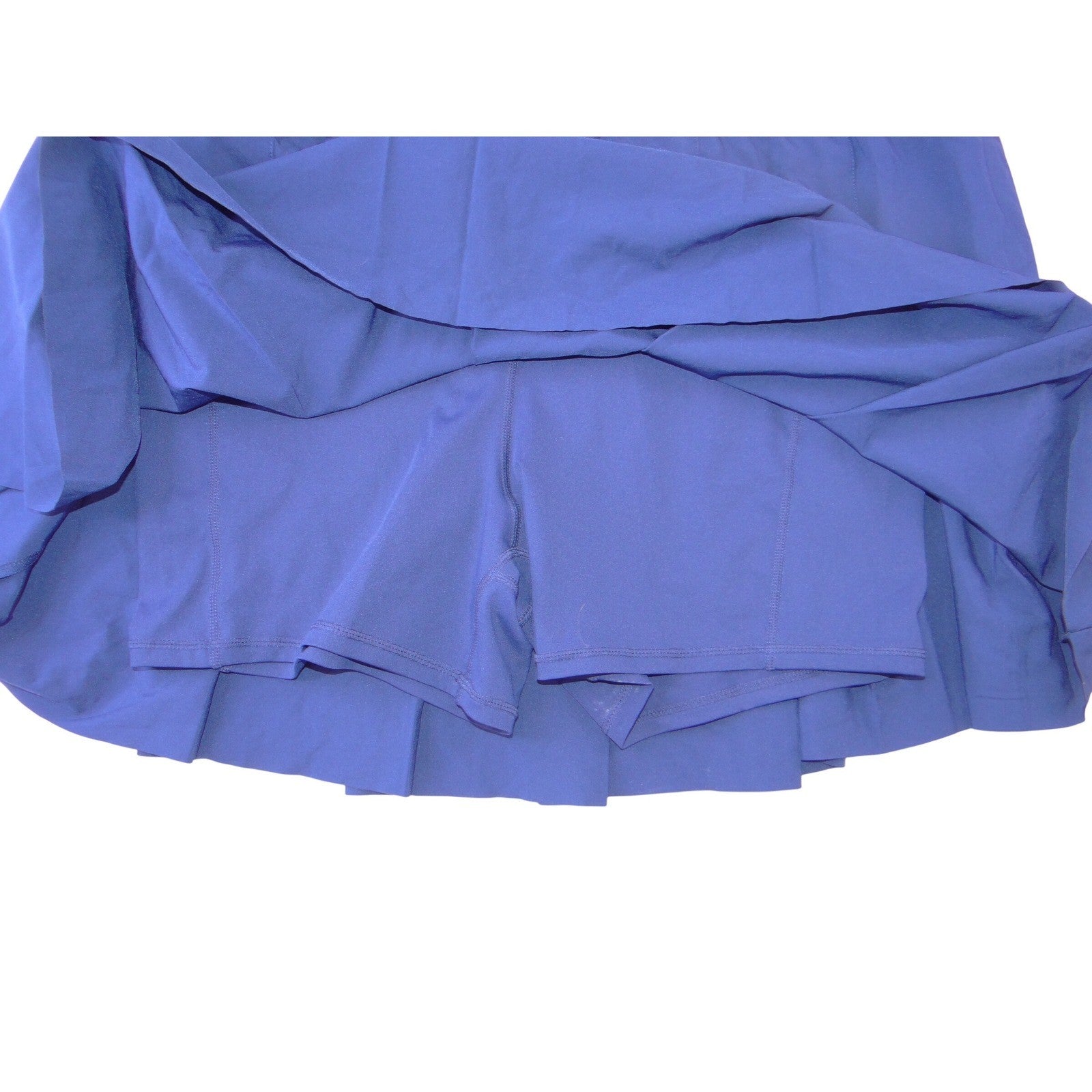 Fabletics Womens Blue Pleated Tennis Skort Built-in Shorts XXL 1X Activewear