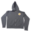 Santa Cruz Skateboards Pink Dot Logo Zip Up Hoodie Charcoal Grey Skater Mens S