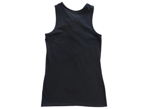 Black Lace-Up Front American Pride Motorcycle Tank Top