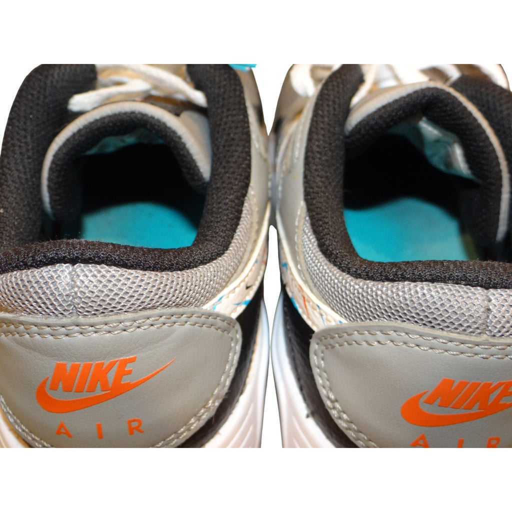 Nike Air Max Kids 4.5Y Youth Gray Black White Multi Swoosh Sneakers DM7592