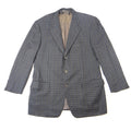 VTG Ermenegildo Zegna High Performance Blazer Men Dark Grey Plaid Wool Blend XL