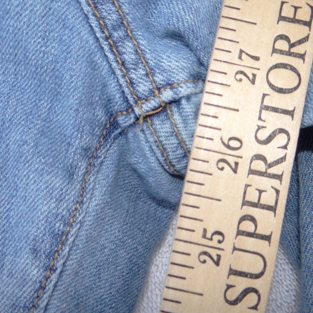 Eddie Bauer Womens P8 Light Wash Flannel Lined Boyfriend Relaxed Jeans