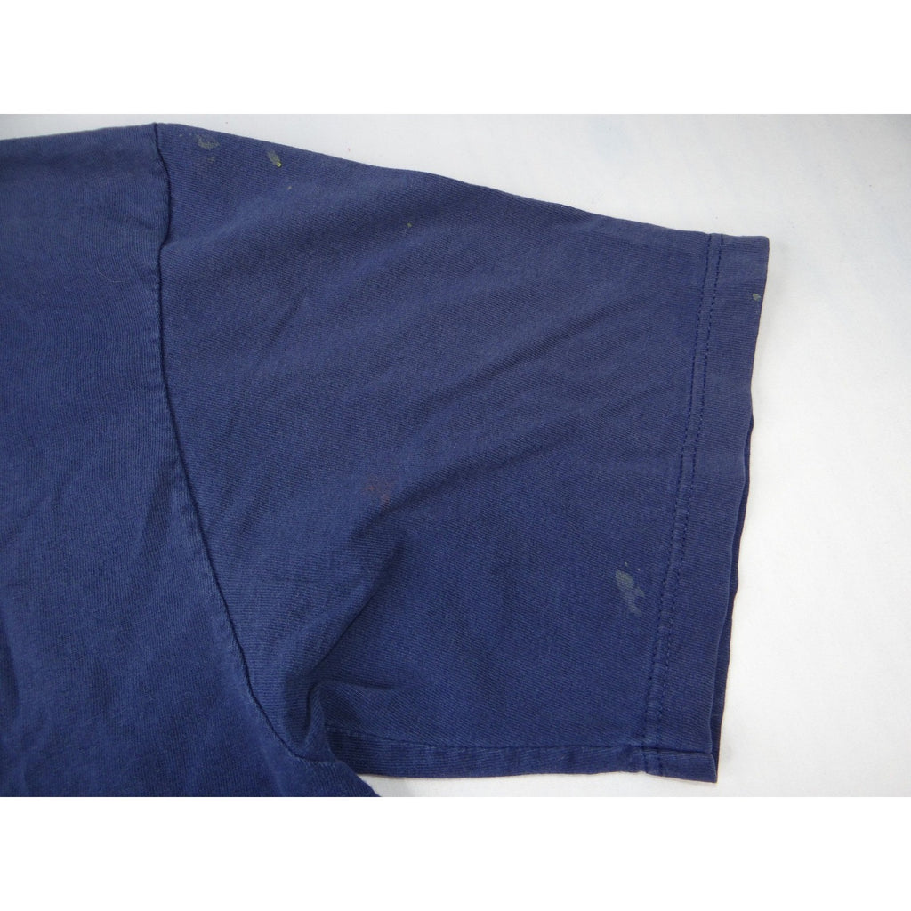 Majestic MLB 2003 Playoffs New York Yankees Baseball TShirt Mens Read Distressed