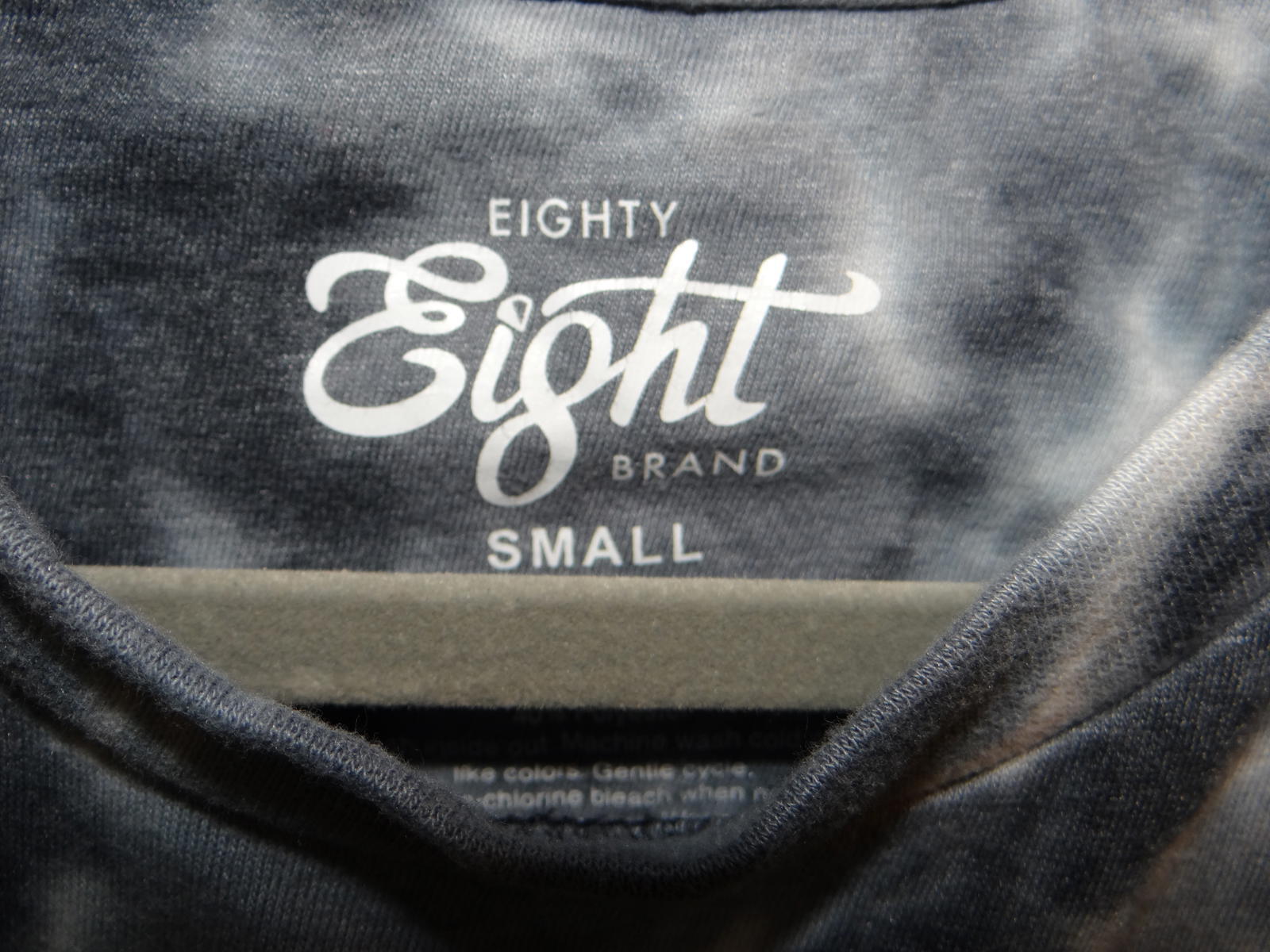 Eighty Eight Brand Tie-Dye Melting Smilies T-Shirt - Small