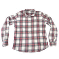 Marine Layer Mens Marge Plaid Flannel Button Down Shirt Red Green Multi Size M