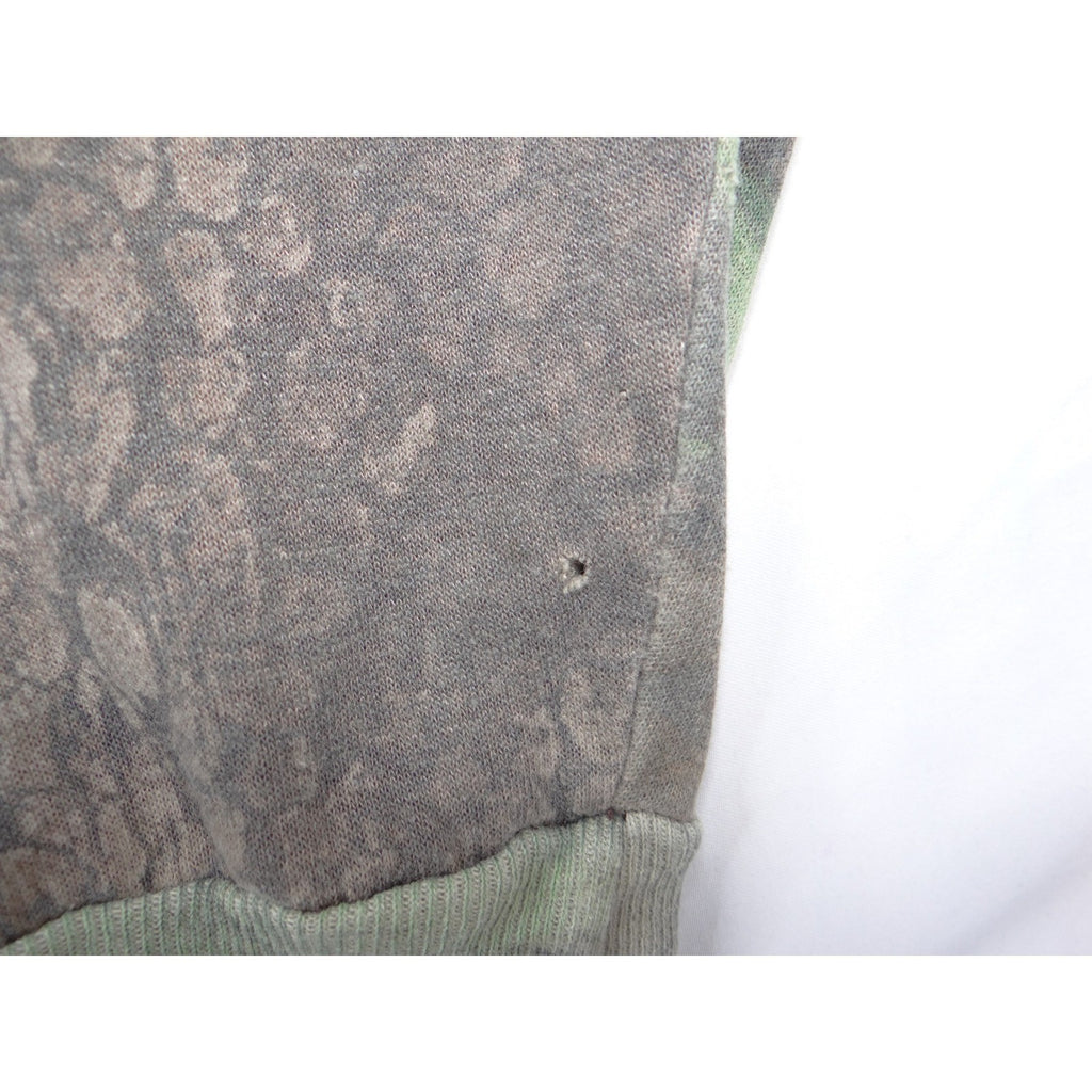 VTG Walls Realtree Hardwoods Camo Full Zip Hoodie Mens Brown Green Camouflage