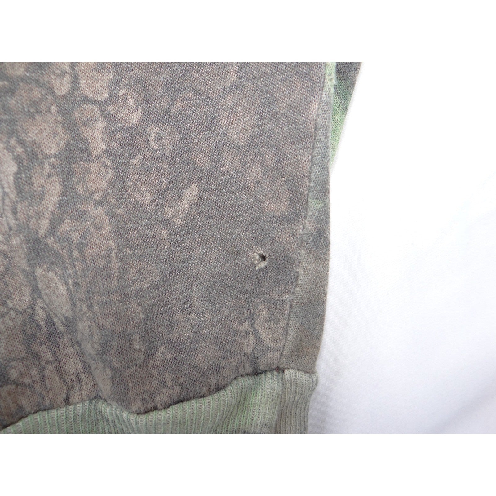 VTG Walls Realtree Hardwoods Camo Full Zip Hoodie Mens Brown Green Camouflage