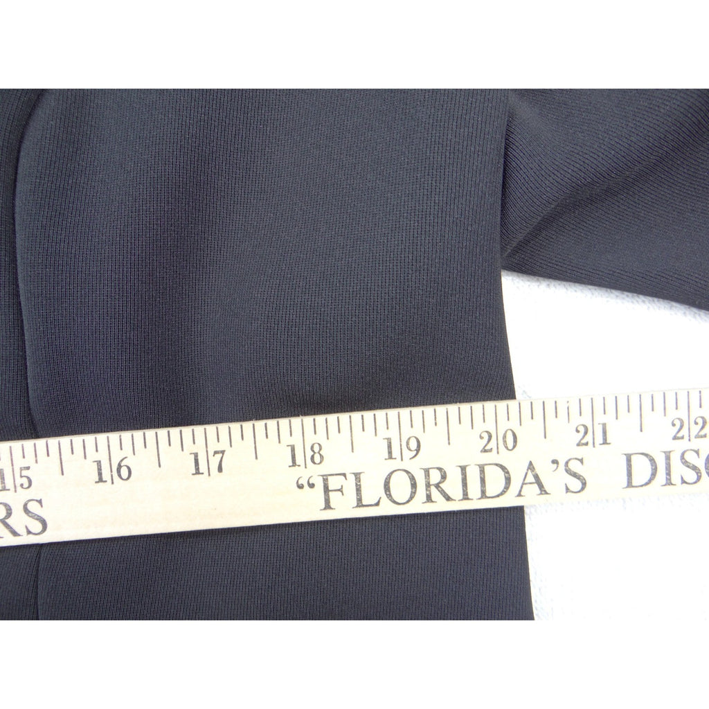 Allison Woods Womens Black Button Front Blazer Jacket Plus Size 16W