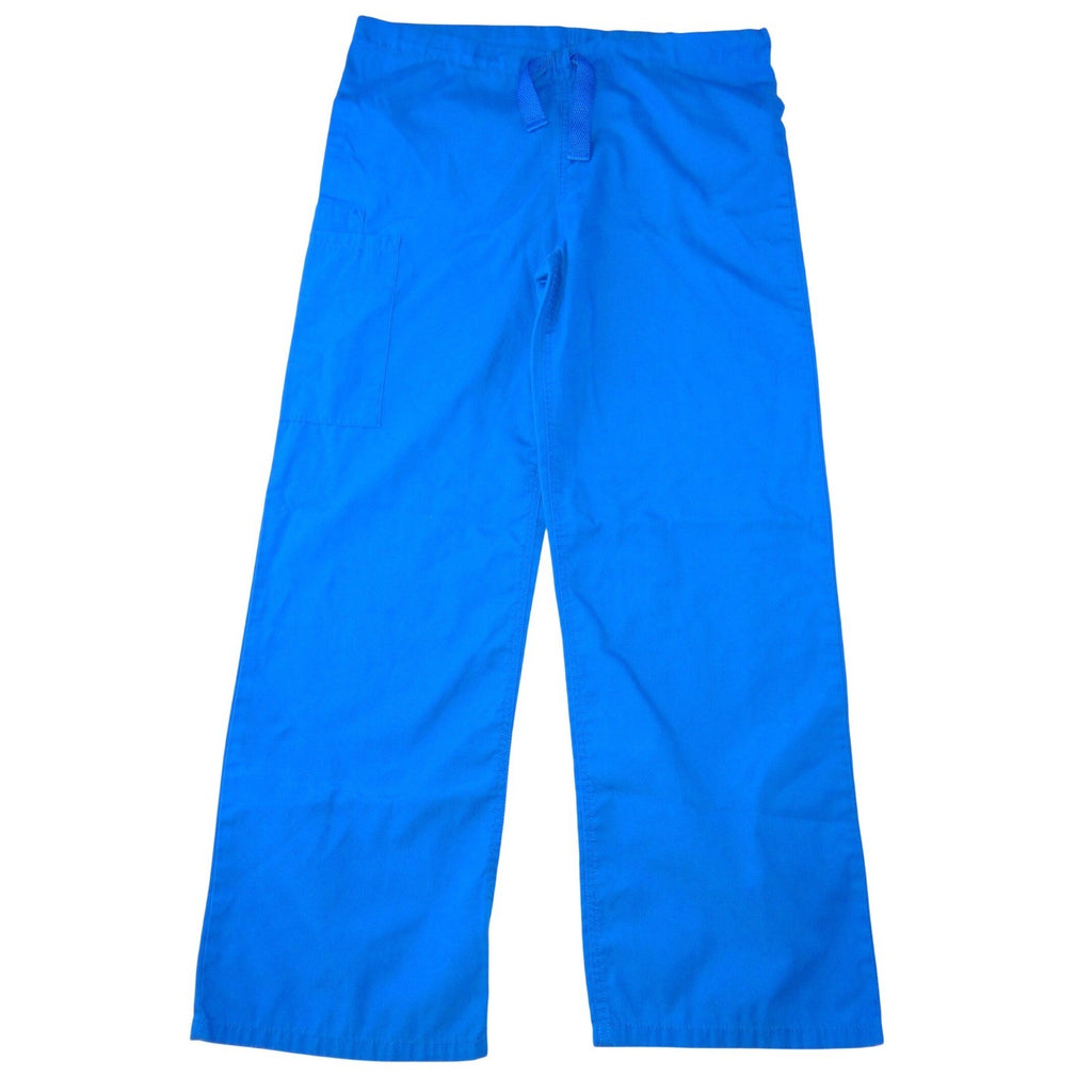 Cherokee Workwear Royal Blue Drawstring Cargo Scrub Pants  XS