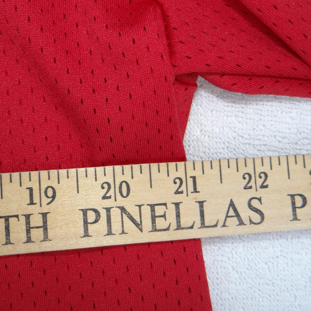 Philadelphia Phillies Red Mesh V-Neck Baseball Jersey XL Short Sleeve