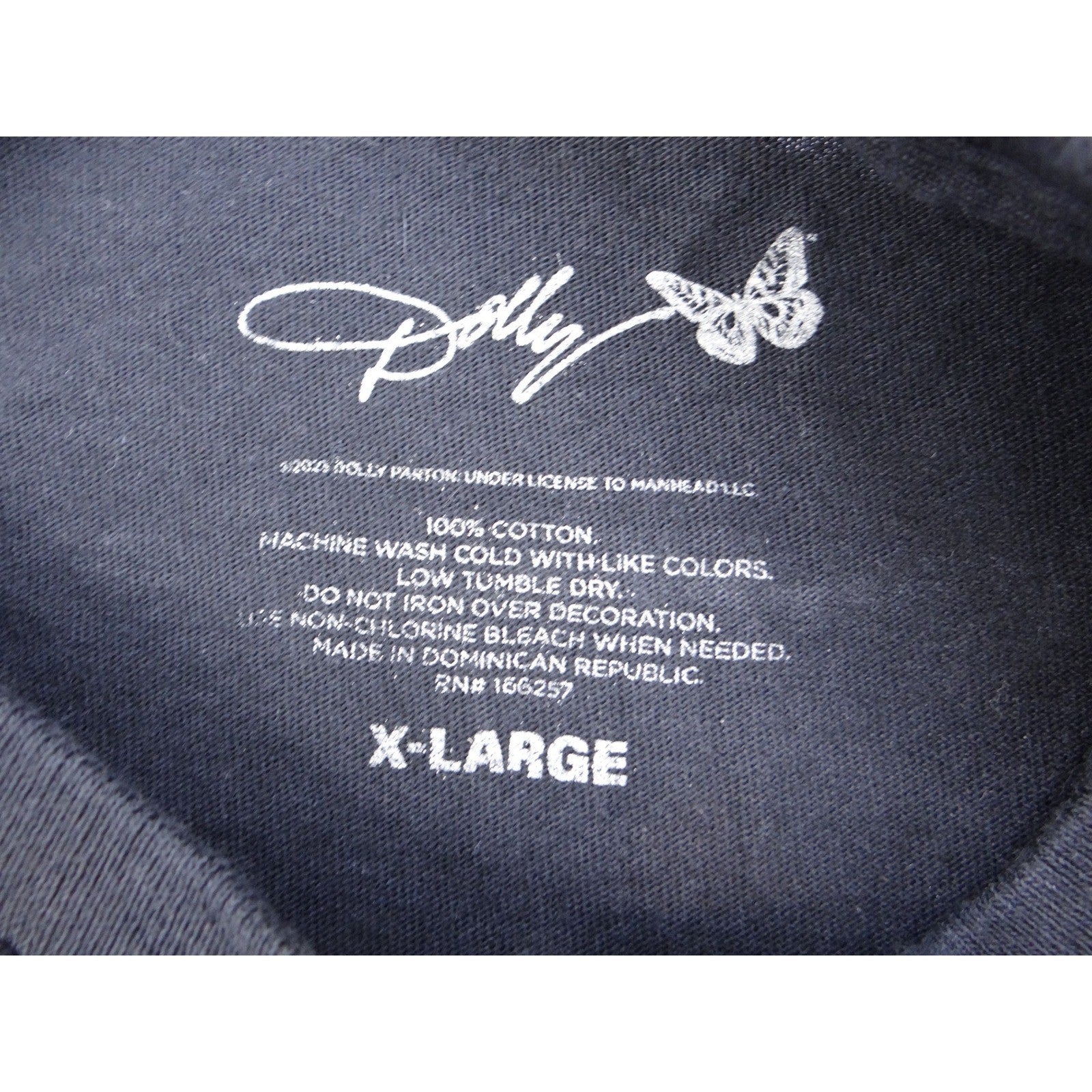 Dolly Parton Rockstar Graphic Merch Black T Shirt Black X Large Womens